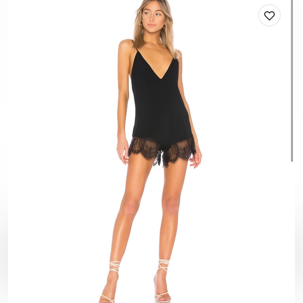 Gia Lace Romper by Superdown